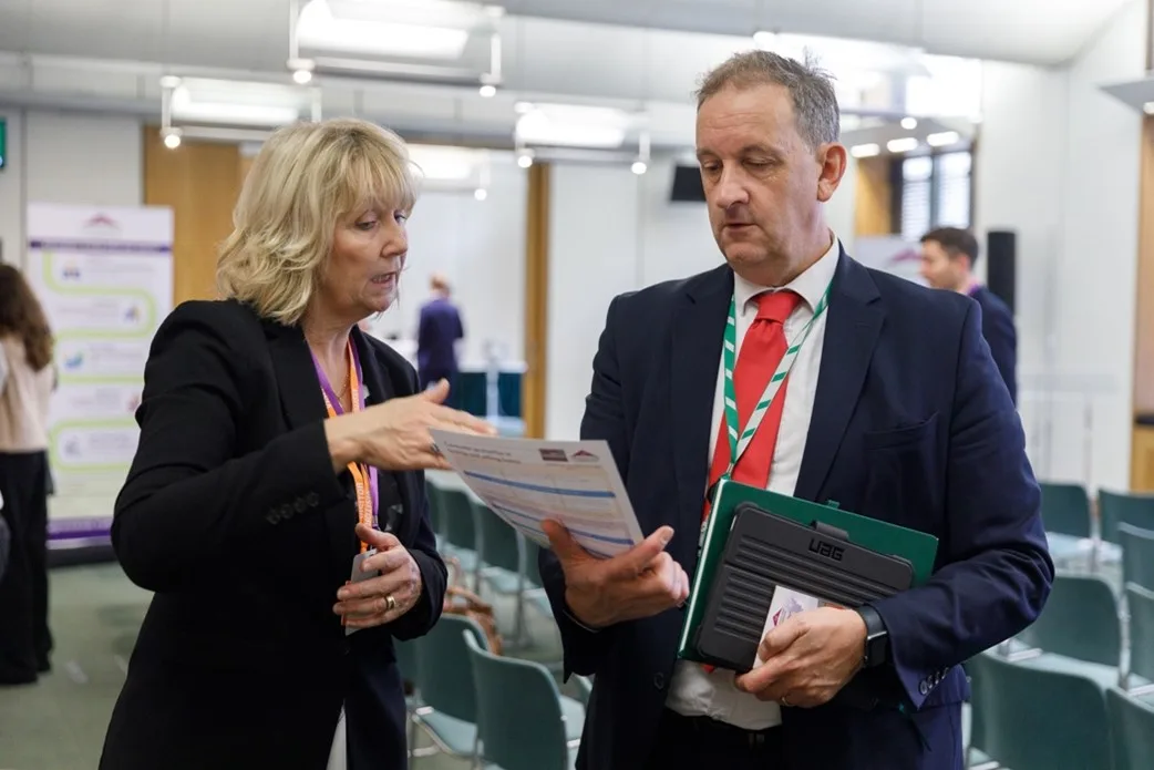 Code Chief Executive, Carol Brady MBE, explains the various protections available to home buyers to Matt Turmaine MP (Watford)